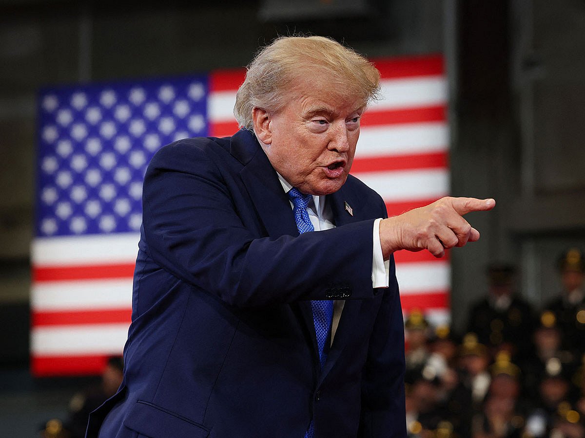 US President Donald Trump on Monday threatened to bomb Oman if it "gets in the way" of a deal with Iran on the Strait of Hormuz.