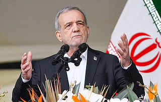 Pezeshkian said Iran's imports and exports had fallen by between 25 and 35 per cent in recent months.