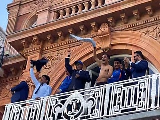 India’s mixed-disability cricket team celebrated a 118-run win at Lord’s by recreating Sourav Ganguly’s iconic 2002 shirt-waving moment.