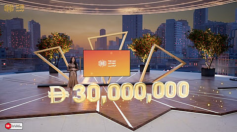 UAE Lottery show host Diala Makki during Lucky Day Draw No. 260829