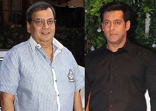 Subhash Ghai and Salman Khan