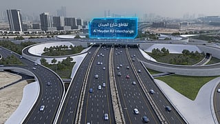The new Dubai road project will include 17 kms of roads and 3.7 km of bridges