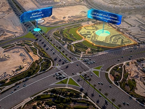 The new Dubai road project will include 17 kms of roads and 3.7 km of bridges.