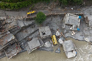 Five days on, Nepal flood zone remains buried in mud