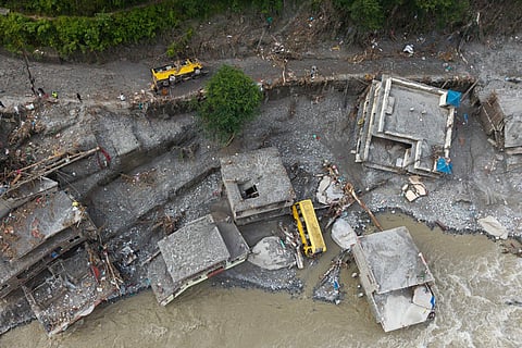 Nepal floods: Aerial views reveal massive destruction in Nuwakot