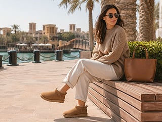 UGG Ultra Minis make the most sense in the UAE when cooler weather finally arrives.