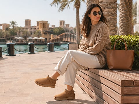 UGG Ultra Minis make the most sense in the UAE when cooler weather finally arrives.