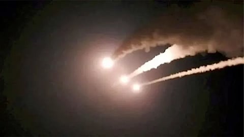 Video footage appears to show several surface-to-air interceptors rising into the night sky, consistent with the use of Patriot air-defence systems deployed to protect US and allied forces in Jordan. No significant impacts have been reported so far, and nearly all incoming missiles have been intercepted, as per Fox News.