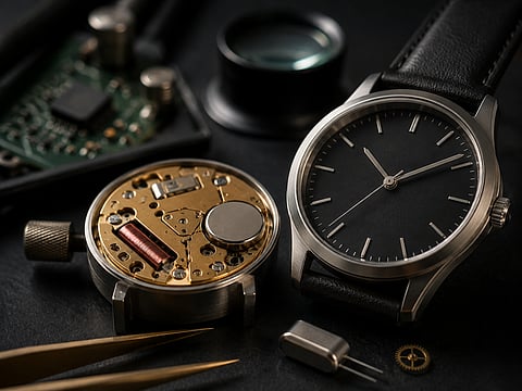 Quartz technology delivers remarkably accurate timekeeping with minimal maintenance.