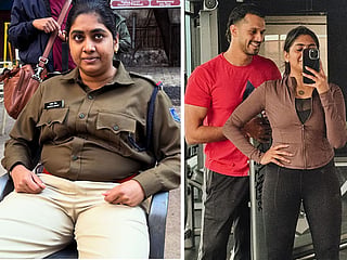 Nimisha Sajayan as ASI Babita Singh in ‘Babita Singh Reporting’, alongside trainer Ali Shifas, who she credited for supporting her transformation for the role.