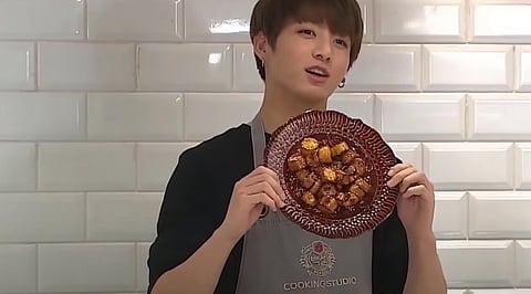 BTS's Jungkook in Run BTS. 