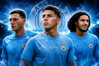 Man City spend staggering €378m on three midfielders