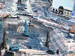 The tunnel, being built at Al Taawun Square, will have three lanes in each direction and capacity for about 4,000 vehicles an hour during peak periods.