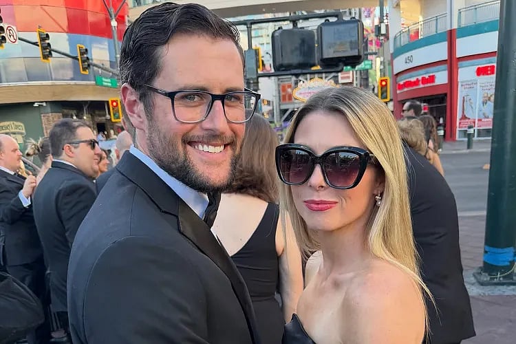 Jake Reiner with Maria Gilfillan. 