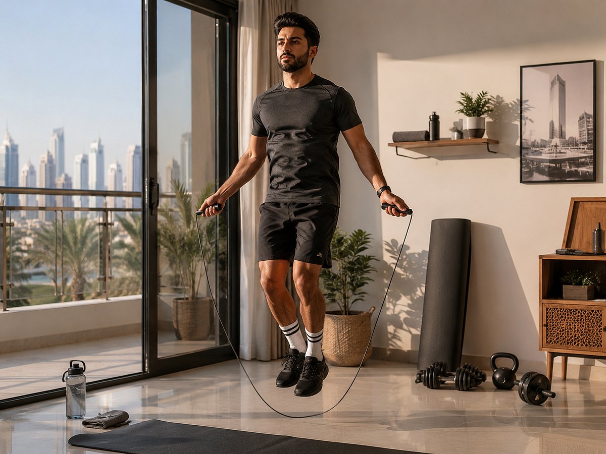 Skipping ropes offer a simple way to add fast, cardio focused HIIT sessions to your home workout routine.