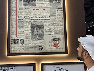 50-year-old newspaper reveals Abu Dhabi falconry past