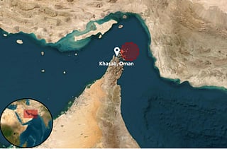 The UK Maritime Trade Operations (UKMTO) agency reported (Warning 124-26) on Tuesday that a tanker was hit by three unidentified projectiles while completing an outbound transit of the Strait of Hormuz, about 17 nautical miles east of Khasab, Oman.