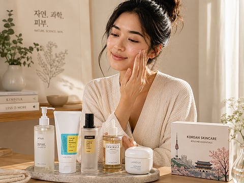 K-beauty routines focus on layering gentle, targeted products to keep skincare simple and effective.