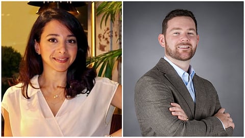 BitOasis co-founder Ola Doudin, who has stepped down as CEO, and incoming CEO Jonathan Rigg. Rigg takes charge as the UAE-based digital asset platform enters its next phase of growth.