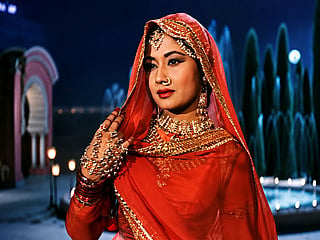 Meena Kumari in the 1972 classic Pakeezah. 