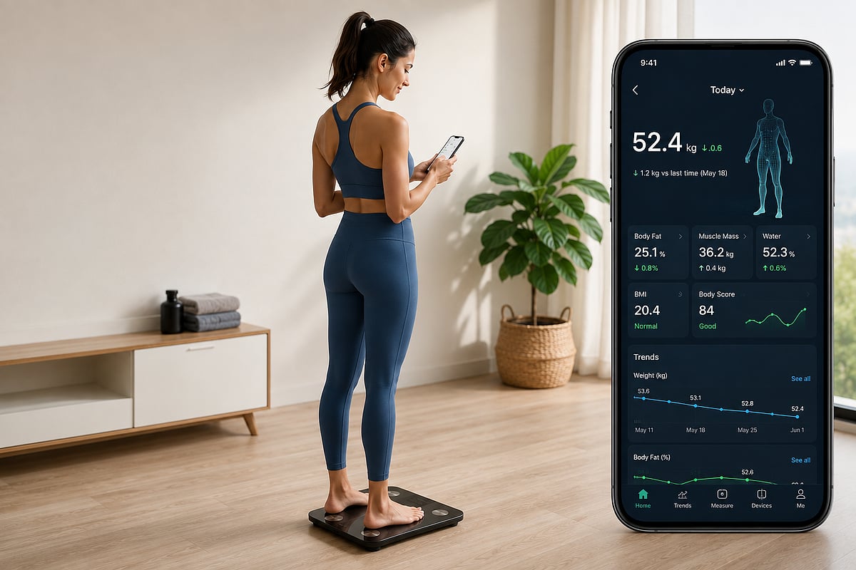 Smart scales go beyond weight, helping you track body composition and fitness progress over time.