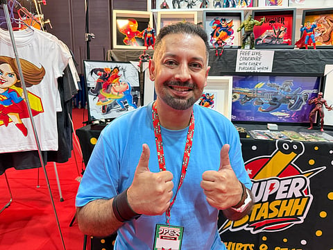 Adeel Saeed has spent more than a decade turning Dubai event-goers into cartoon characters
