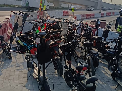 Dubai Police seize 13,657 e-scooters for traffic violations in 8 months