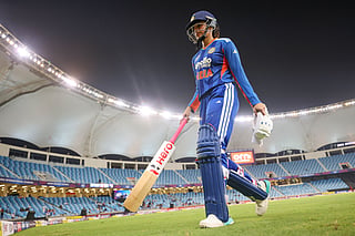 Smriti Mandhana’s record-making 124 helps India post 193/5 against Hong Kong-China in Dubai on Thursday. Photo credit: IANS