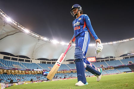 Smriti Mandhana’s record-making 124 helps India post 193/5 against Hong Kong-China in Dubai on Thursday. Photo credit: IANS