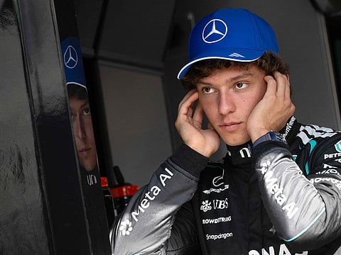 Mercedes' Italian driver Kimi Antonelli