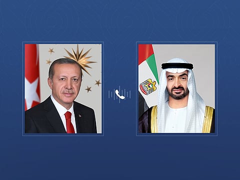 UAE President receives phone call from Turkey’s Erdogan