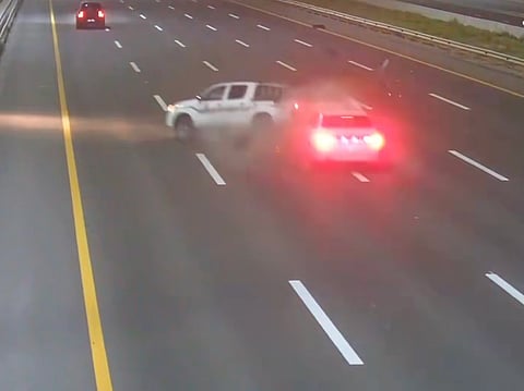 Police urged motorists, whenever possible, to continue driving to the nearest exit or other safe location rather than remain stationary in the roadway.