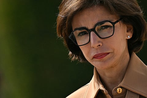 Mayor of the 7th district of Paris Rachida Dati, who was also France's ex-culture minister. Photo taken on August 24, 2026.