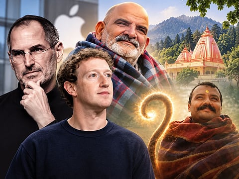 From Neem Karoli Baba’s spiritual legacy to Steve Jobs and Mark Zuckerberg, the story behind the surprise box-office hit Hanuman Ansh.