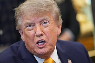 US President Donald Trump 
