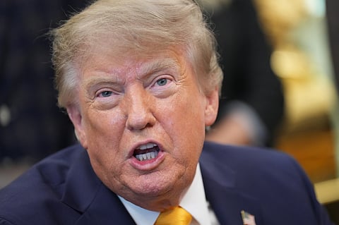 US President Donald Trump 