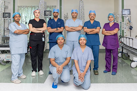 CardioSurgery - Medical Team with Dr. Pradheep Rachakonda (3rd from right)