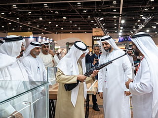 Nahyan bin Mubarak visits ADIHEX 2026