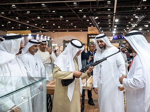 Nahyan bin Mubarak visits Abu Dhabi International Hunting and Equestrian Exhibition 2026