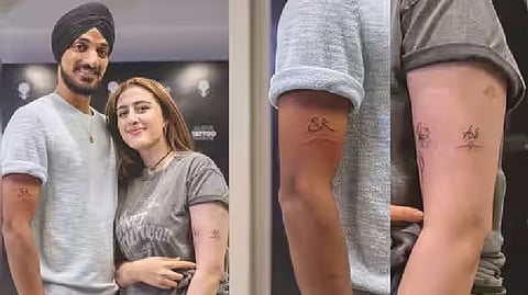 Arshdeep Singh and his girlfriend Samreen Kaur get matching tattoos