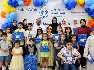18 Gaza kids in UAE celebrate hope through Make-A-Wish