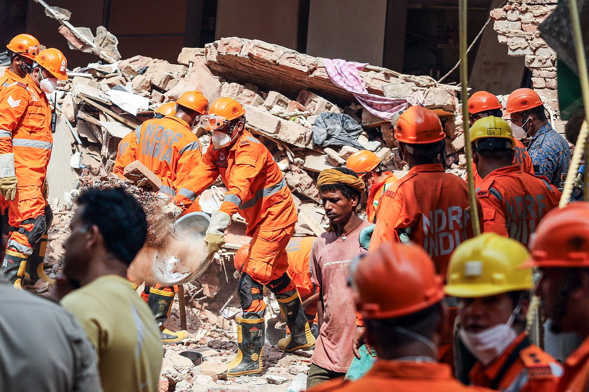 Rescue operations at the site of the Satya Niketan building collapse in south Delhi concluded on Monday after multiple agencies worked through the night to evacuate people trapped under the debris. 