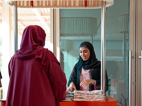 The exhibition showcases Emirati women's talents, businesses and success stories