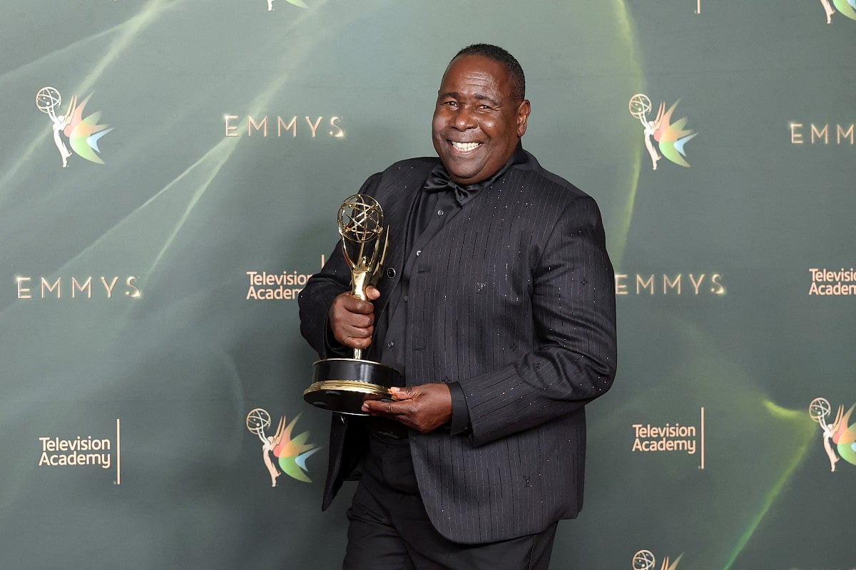 Ernest Harden Jr., winner of the Outstanding Guest Actor in a Drama Series award for "The Pitt", poses in the Winner's Walk during the 78th Emmy Awards Night 2 at Peacock Theater on September 06, 2026 in Los Angeles, California.