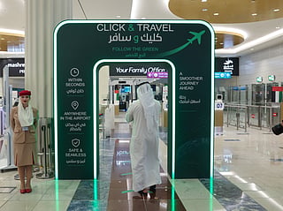 The General Directorate of Identity and Foreigners Affairs (GDRFA) Dubai's  Click and Travel service will speed up airport checks using biometrics and facial recognition 