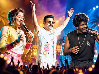 Kunchacko Boban, Shweta Mohan and Vedan enthral fans with high-energy performances at the Onam celebrations.