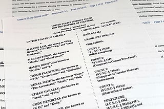 This Justice Department grand jury superseding indictment against Malone Lam and his co-defendants.