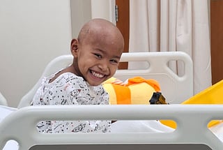 Seven-year-old Zekienz Dumanan