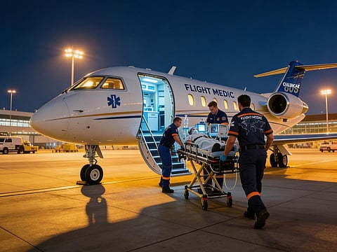 Aeromedical service has logged nearly 1,000 flying hours across five continents in five months.