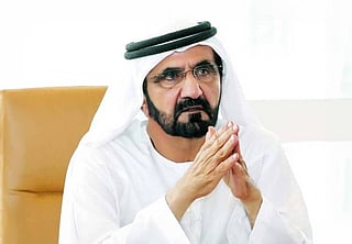 His Highness Sheikh Mohammed bin Rashid Al Maktoum, Vice President and Prime Minister of the UAE and Ruler of Dubai.